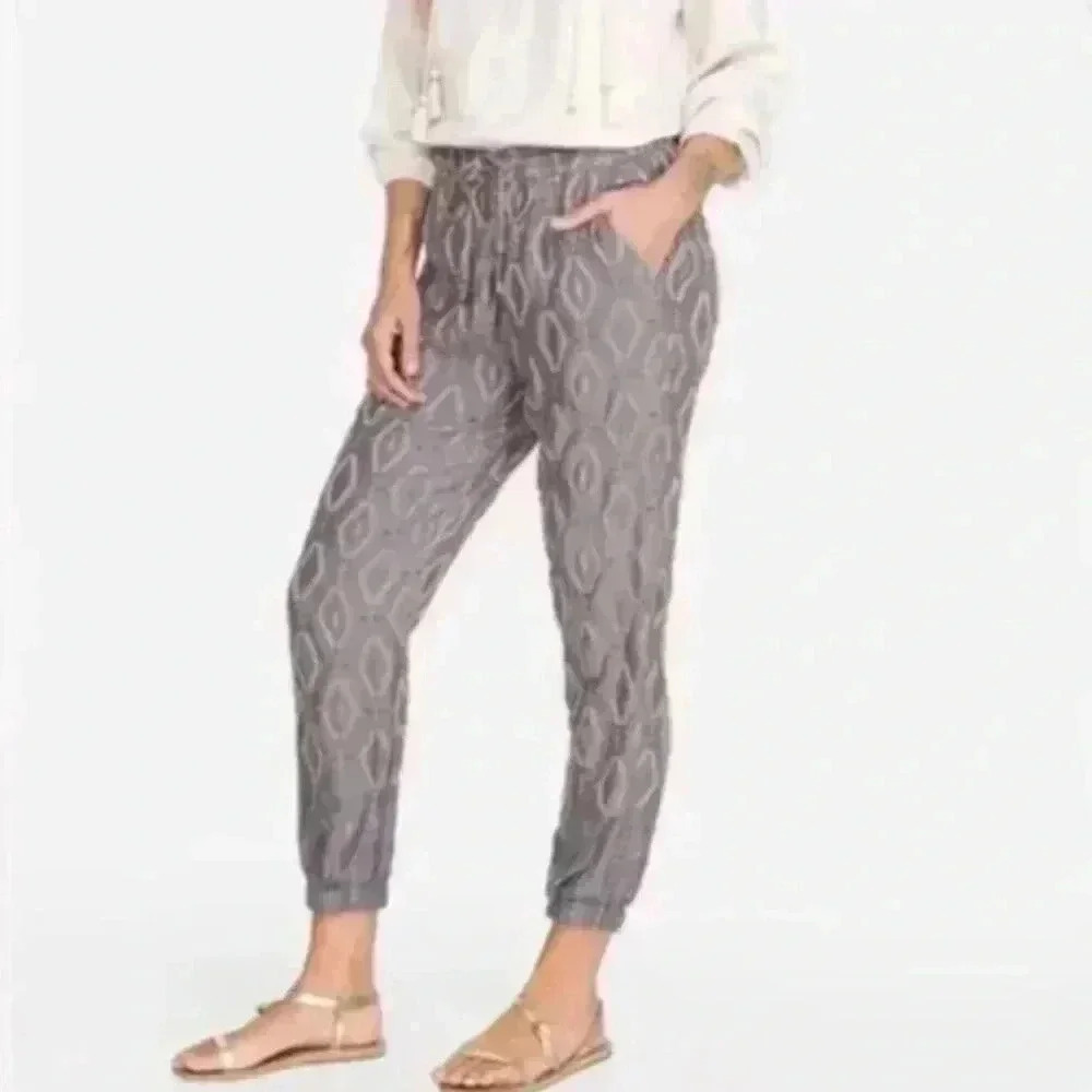 Johnny Was Pete & Greta Women's Embroidered Jogger Pants Size XS Diamond